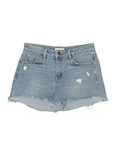 Pre-owned Unpublished Denim Shorts In Blue