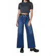 Unpublished Este Wide Leg Bell Jeans In Everlong In Blue