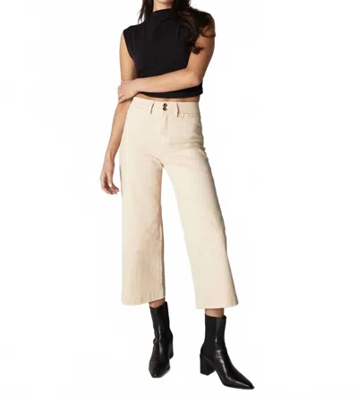 Unpublished Gemma High-rise Mod Sailor Jean In Stone In White