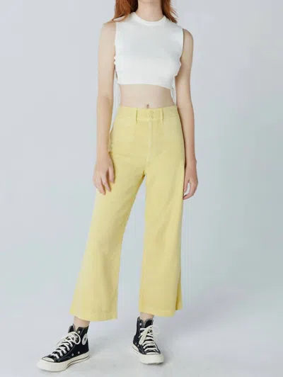 Unpublished Gemma Jeans In Citrine In Yellow