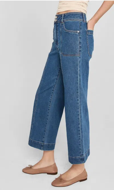 UNPUBLISHED GEMMA WIDE LEG JEANS IN CRUISE