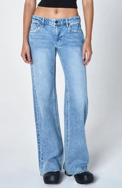 Unpublished Jody Raw Hem Wide Leg Jeans
