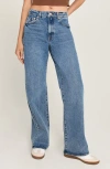 Unpublished Jolene High Waist Flare Jeans In Blue