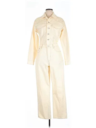 Pre-owned Unpublished Jumpsuit In White