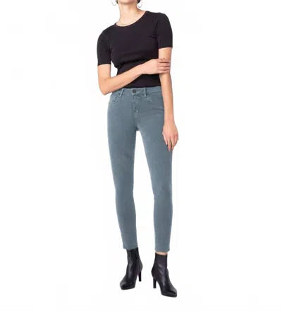 Unpublished Kora Mid Rise Skinny Jeans In Cadet In Gray