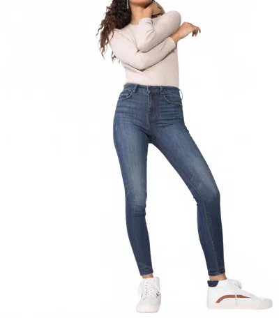 Unpublished Olivia High Rise Skinny Jeans In Monterey In White