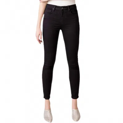 Unpublished Olivia High Rise Skinny Jeans In Noir In Black