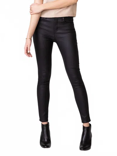Unpublished Olivia Skinny Burnished Jeans In Black
