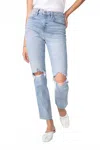 Unpublished Willa High Rise Straight Jeans In Reclaimed In Blue