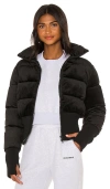 Unreal Fur Amsterdam Puffer Jacket In Black