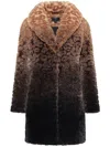 Unreal Fur Boho Coat In 褐色