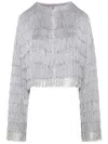 Unreal Fur Copacabana Jacket In 银色