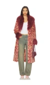 Unreal Fur Cuvee Rose Faux-fur Coat Jacket In Multi