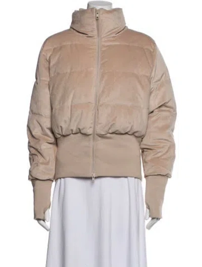 Pre-owned Unreal Fur Down Jacket In Neutrals