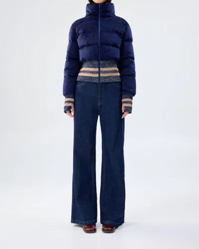 Unreal Fur Dublin Jacket In Navy In Blue