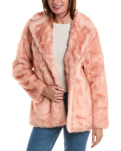 Unreal Fur Elba Blazer In Pink