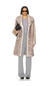 Unreal Fur Elixir Coat In Grey