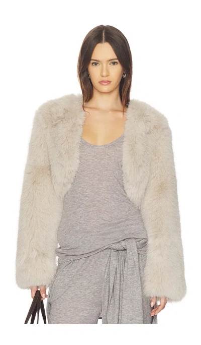 Unreal Fur Empress Jacket In Brown