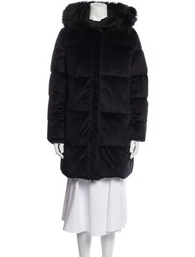 Pre-owned Unreal Fur Faux Fur Jacket In Blue