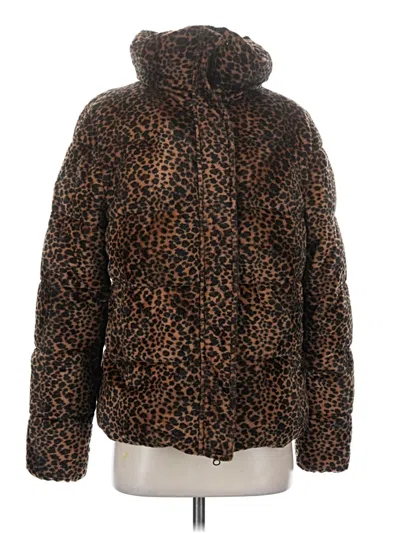 Pre-owned Unreal Fur Faux Fur Jacket In Brown