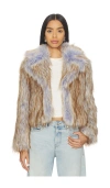 Unreal Fur Harmony Jacket In Multi