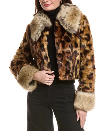 Unreal Fur Hidden Tiger Jacket In Animal Print