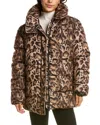 Unreal Fur Women's Huff And Puff Jacket In Leopard In Brown