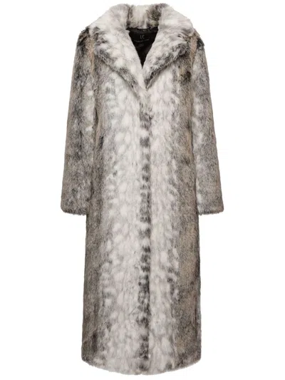 Unreal Fur Kathmandu Faux-fur Coat In Grey