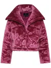 Unreal Fur La Chanson Puffer Jacket In 粉色