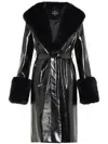 Unreal Fur Libertango Coat In Black