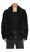 Unreal Fur Lupin Blazer In Black