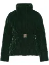 Unreal Fur Maxim Puffer Jacket In Green