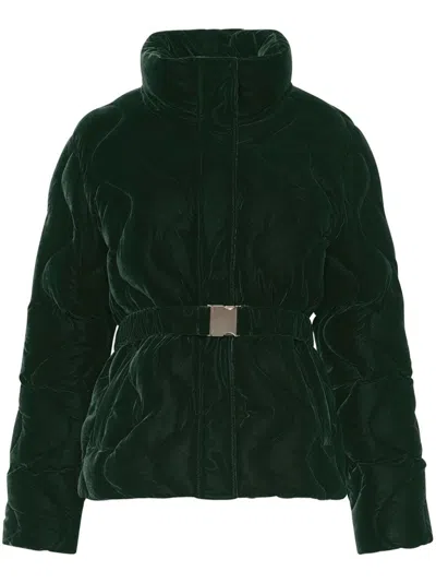 Unreal Fur Maxim Puffer Jacket In Green