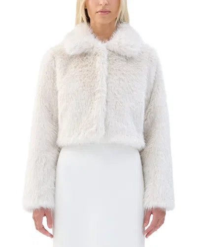 Unreal Fur Milky Way Jacket In White