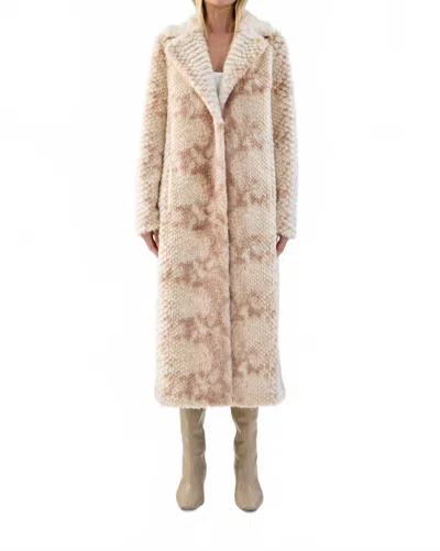 Unreal Fur Montmartre Coat In Blonde In Brown