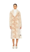 Unreal Fur Montmartre Faux Fur Coat In Cream