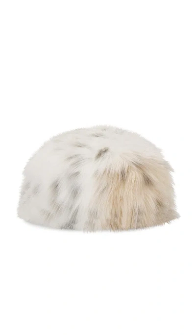 Unreal Fur Natasha Hat In Snow Leopard