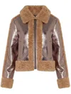 Unreal Fur Pilote D'avion Jacket In Brown