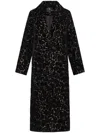 Unreal Fur Romantique Coat In Black