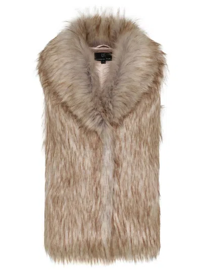 Unreal Fur Rubicon Vest In Neutrals