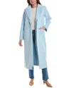 Unreal Fur Sardinia Coat In Navy