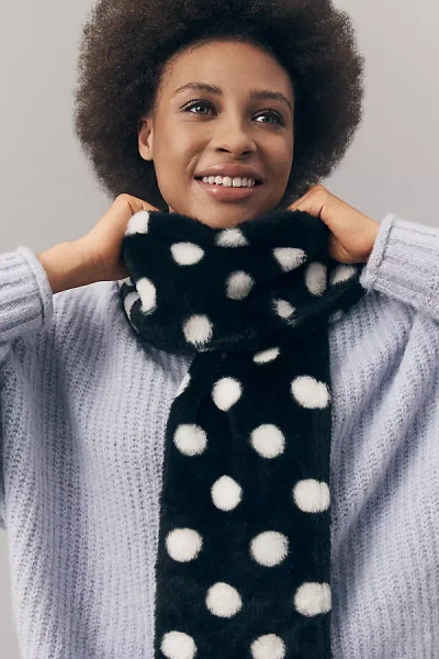 Unreal Fur Scarf In Black