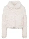 Unreal Fur Swan Lake Jacket In 白色