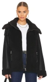 Unreal Fur Symbiosis Faux Fur Jacket In Black