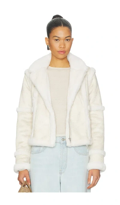 Unreal Fur Talamasca Jacket In White