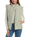Unreal Fur Undercover Vest In Green