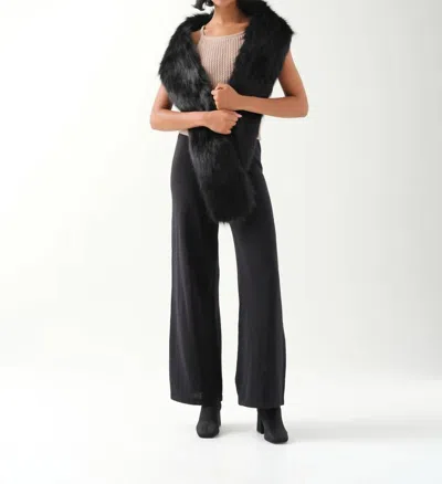 Unreal Fur West End Scarf In Black