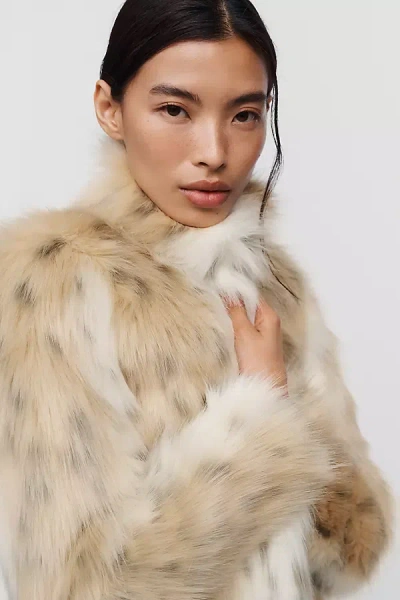 Unreal Fur Wild Dream Faux Fur Jacket In Neutral