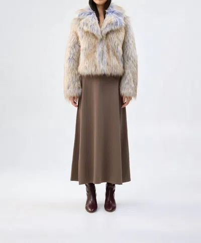 UNREAL FUR WOMEN'S HARMONY JACKET IN BROWN