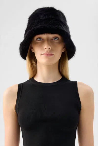 UNREAL FUR WOMEN'S YEOMAN BUCKET HAT IN BLACK